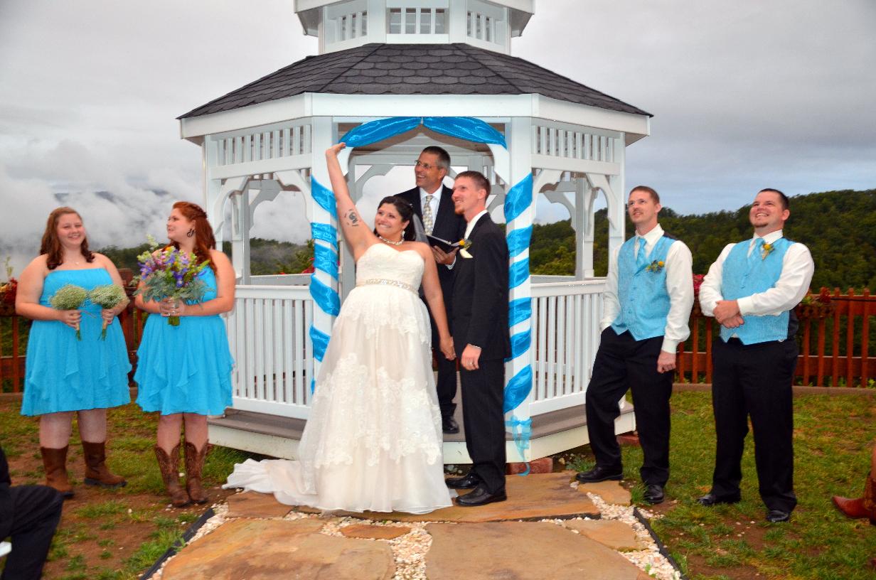 outdoor garden wedding