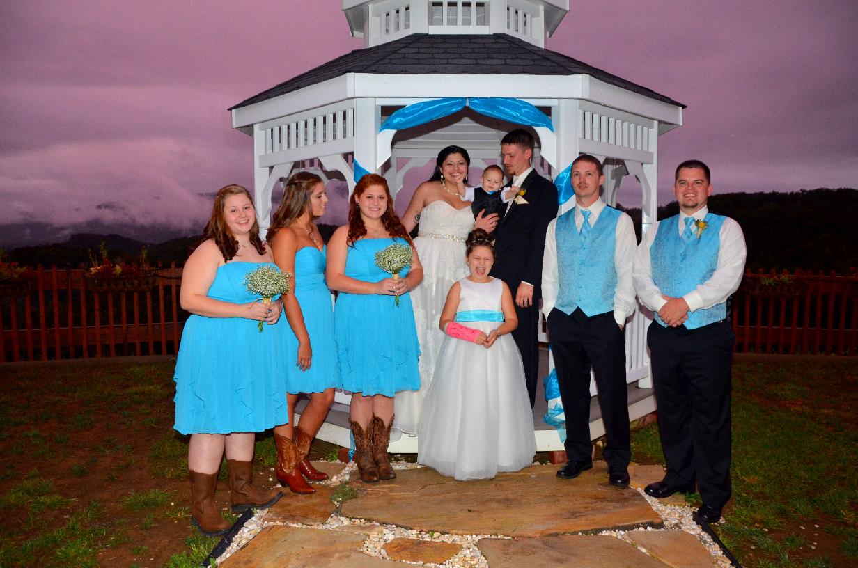 outdoor weddings in wears valley