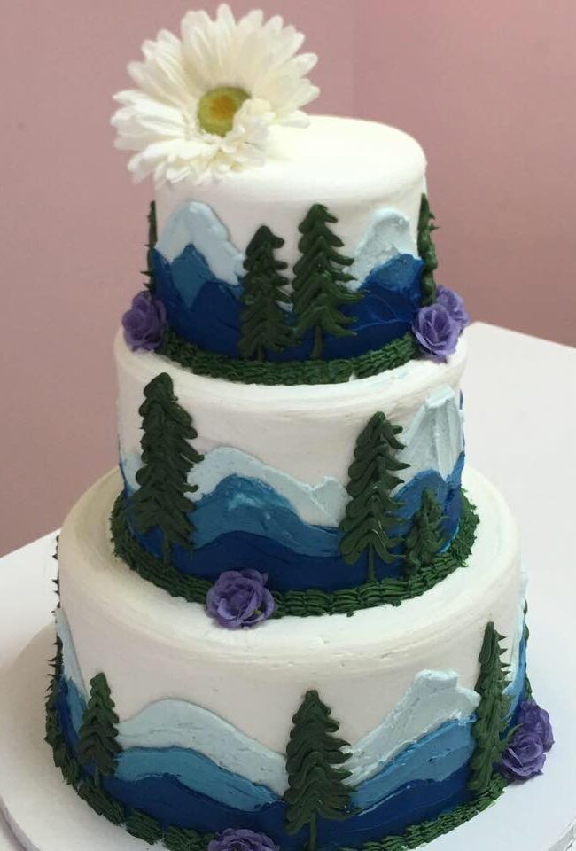 wedding cakes at angel's view